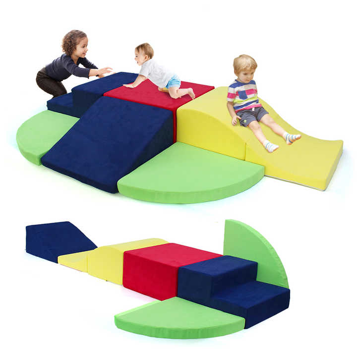 6-Piece Toddlers DIY Climbing Block Play Set