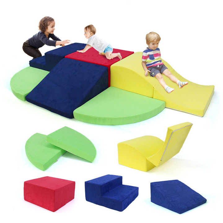 6-Piece Toddlers DIY Climbing Block Play Set