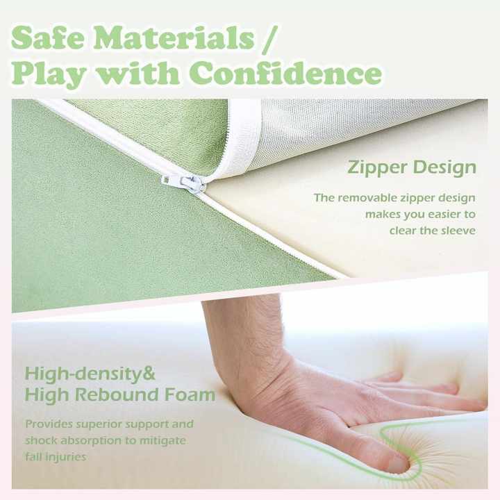 5-Piece Babies Kids Soft Foam Climbing Blocks & Ball Pool