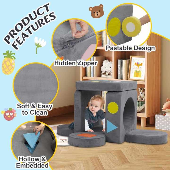 Modular Kids Couch Playset – Inspire Imagination Combo Blocks
