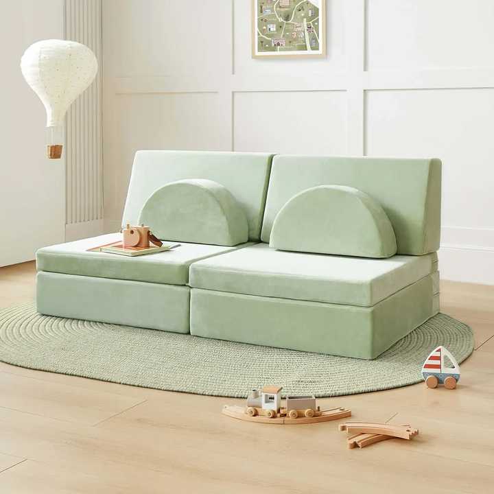 Combinated Foam Sofa and DIY Blocks