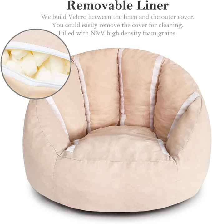 Kindergarten Kids Bean Bag Chair - Children Mini Foam Sofa