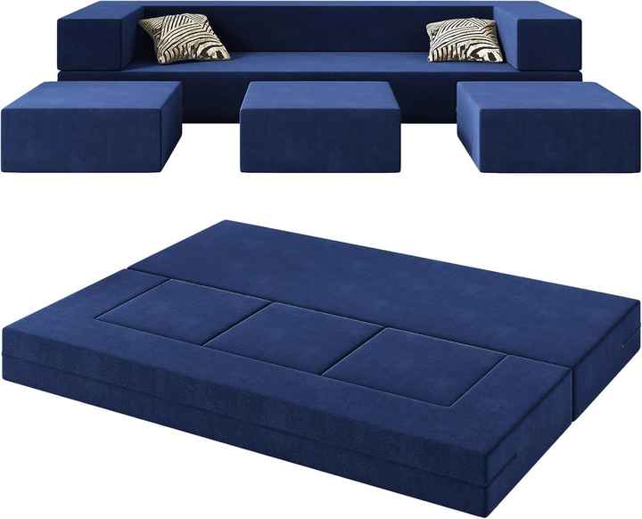 Variable Modular Conbination Compressiable Sofa Bed
