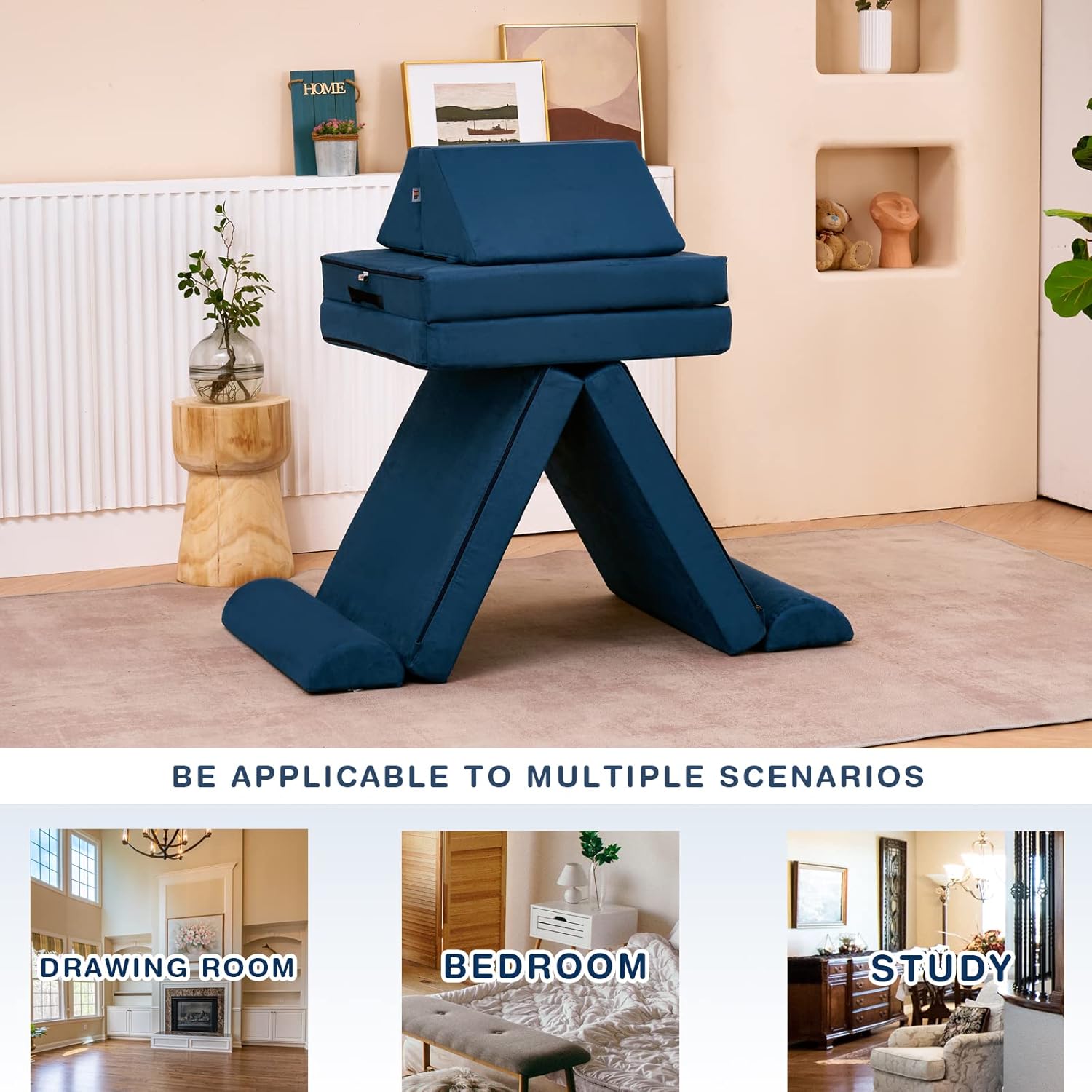 8pcs Toddler Play Room Sofa and Fort Building Blocks