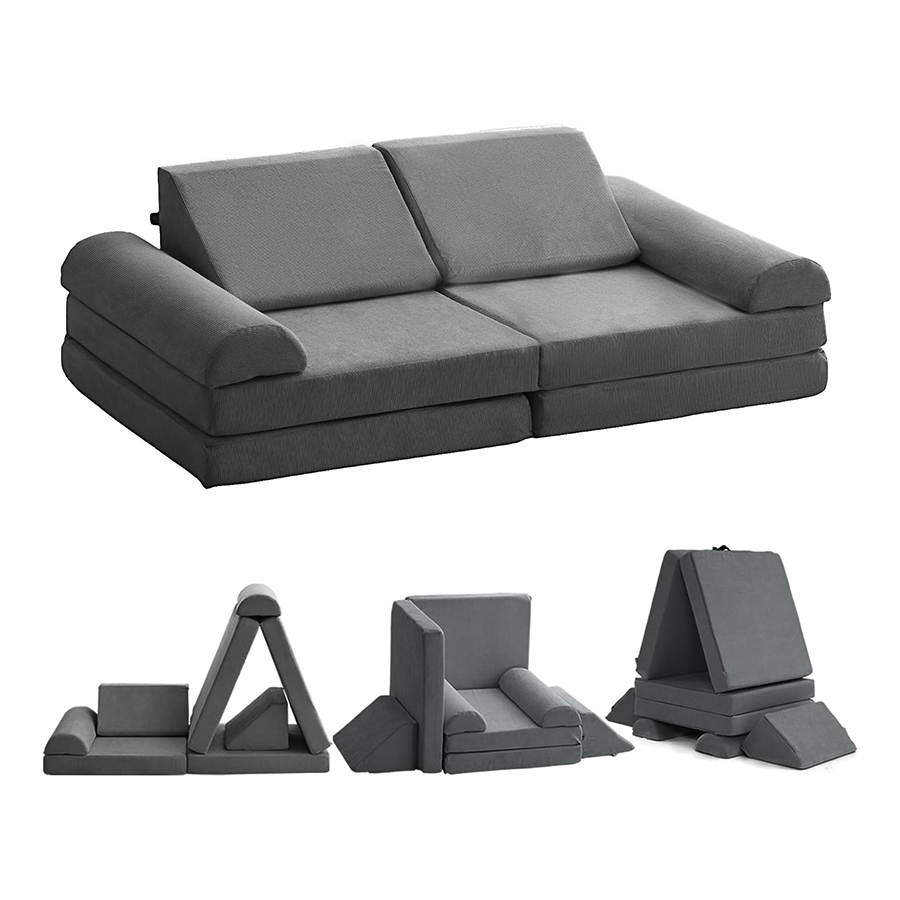8pcs Toddler Play Room Sofa and Fort Building Blocks