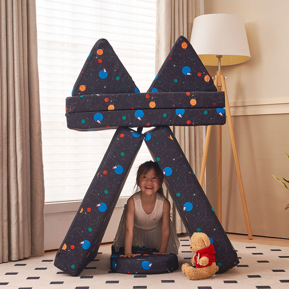 10 PCS Colorful Kids Combo Sofa - Climb and Crawl Activity Playset