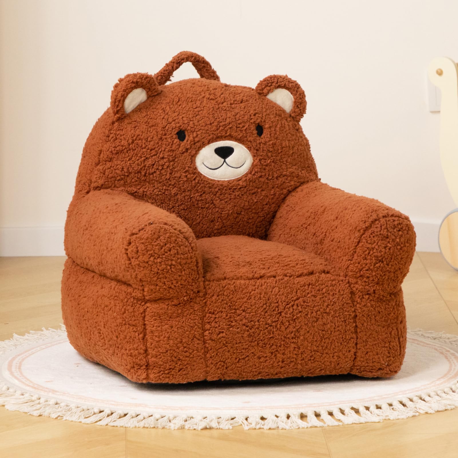 Bear Style Foam Filled Toddler Sofa Chair - Comfy Kids Couch