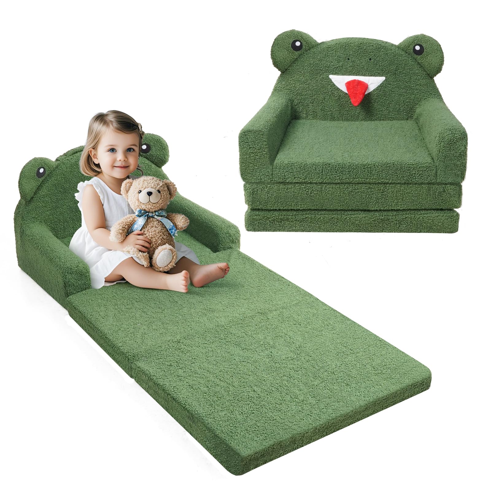 Custom Foldable Kid Couch Bed With Compressed Package