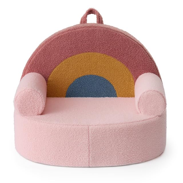 Rainbow Shaped Kids Sofa Couch For Girls Gift