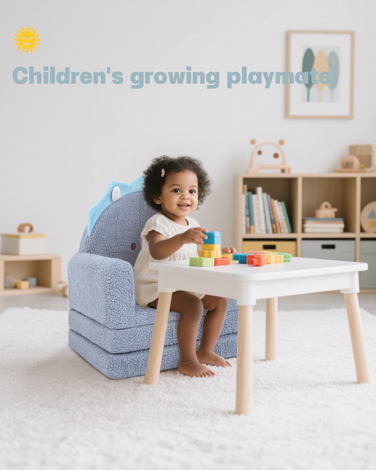 Animal Cartoon Shape Kids Sofa Bed