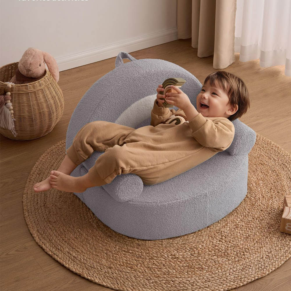 Custom Rainbow Shape Foldable Kids Sofa Chair