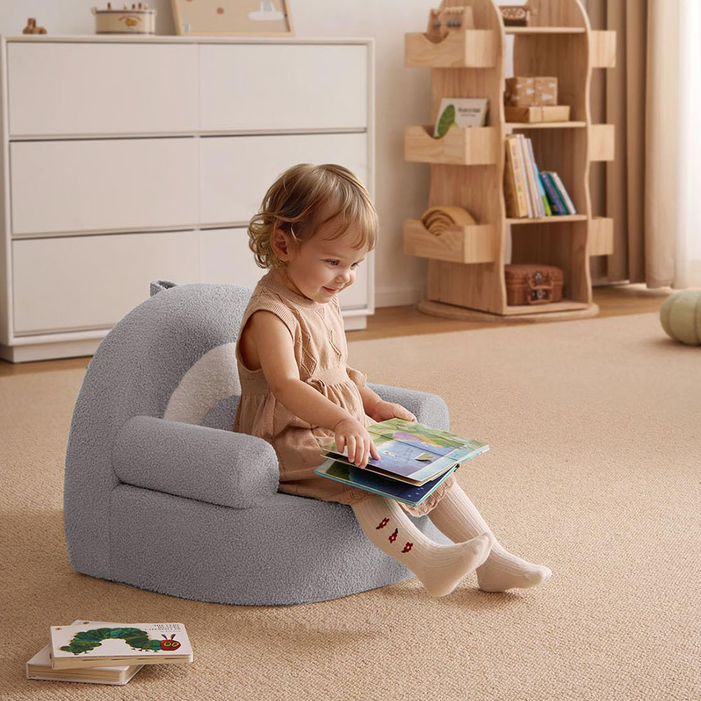 Custom Rainbow Shape Foldable Kids Sofa Chair
