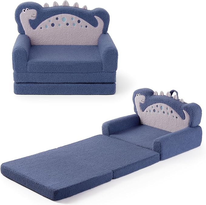 2-in-1 Soft Foam Kids Sofa Bed