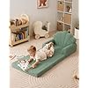 Cute Shaped 2-in-1 Soft Foam Kids Sofa Bed With Compressed Package