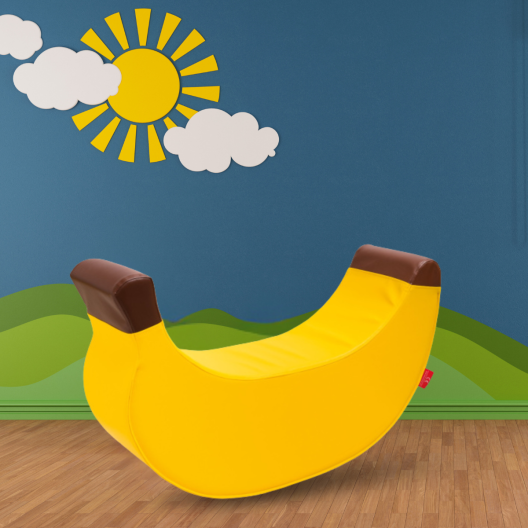 Banana Shape Soft Compressed Foam Play Rocker Chair