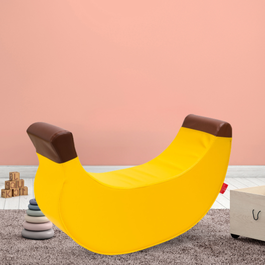 Banana Shape Soft Compressed Foam Play Rocker Chair