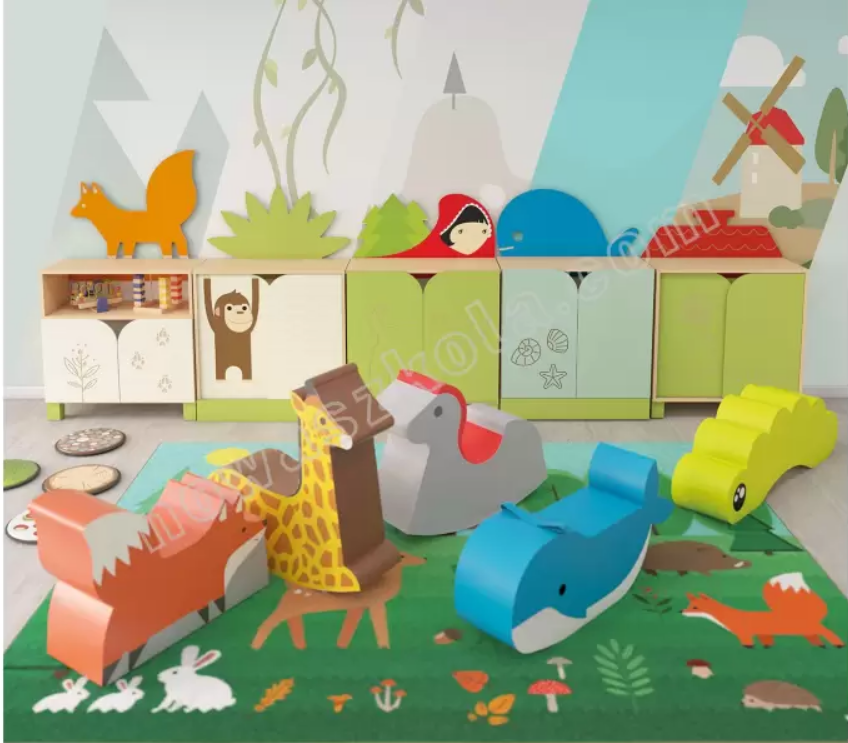 Toddlers Adorable Giraffe Foam Rocker