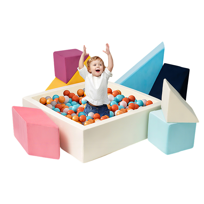 Kids Soft Play Building Blocks and Ball Pit