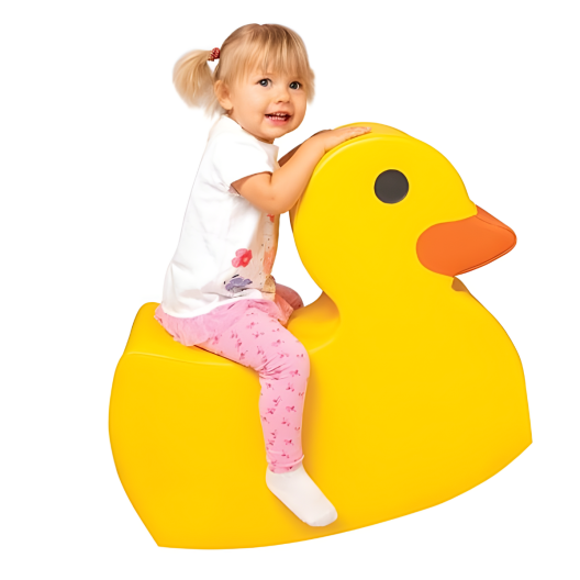 Duck Shape Soft Compressed Foam Play Rocker Chair