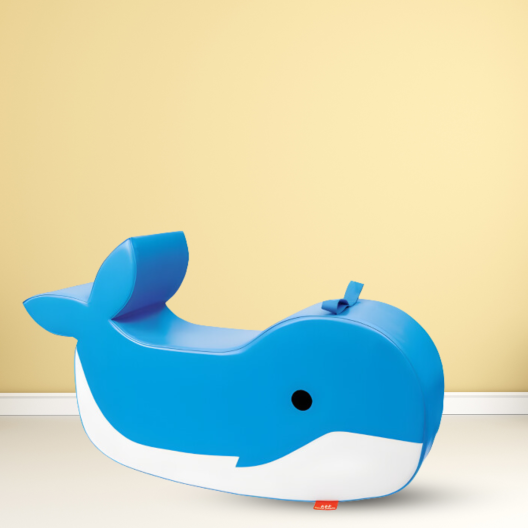 Whale Foam Soft Play Rocker Chair
