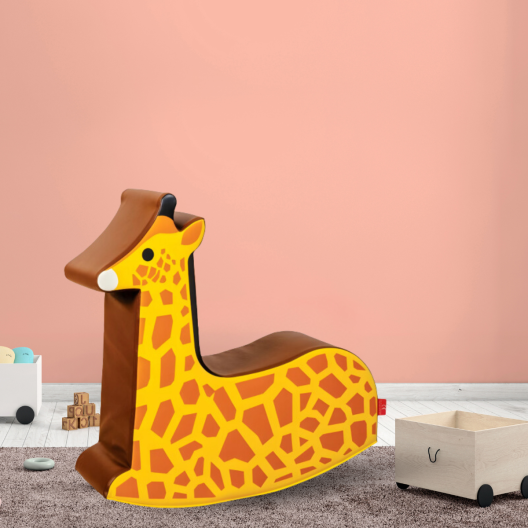 Toddlers Adorable Giraffe Foam Rocker