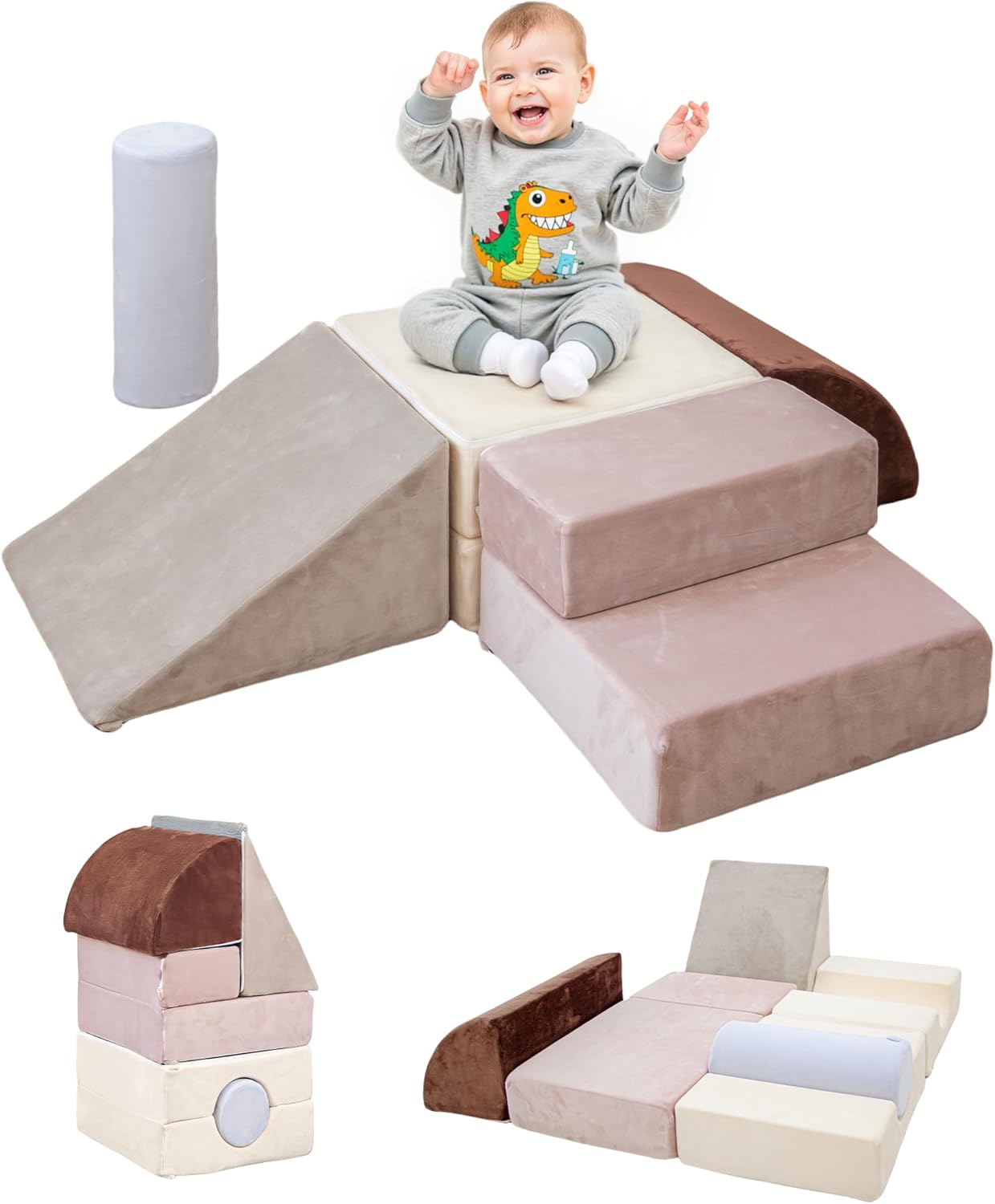 5pcs Children Soft Foam Modules Climbing Blocks