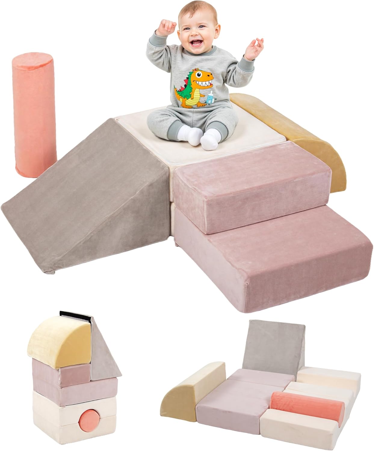 5pcs Children Soft Foam Modules Climbing Blocks