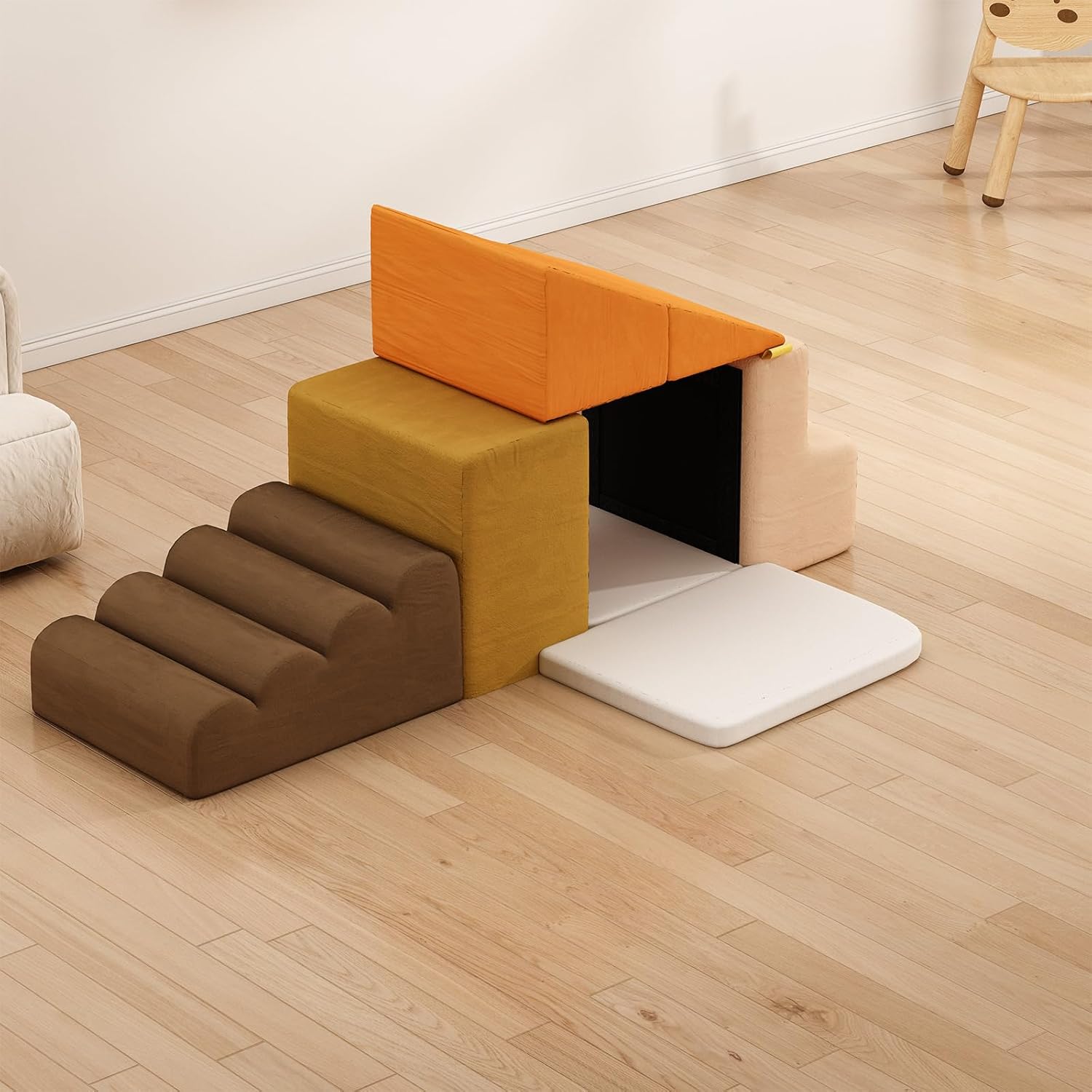 7-piece Children's Educational Foam Blocks and Climbing Toys