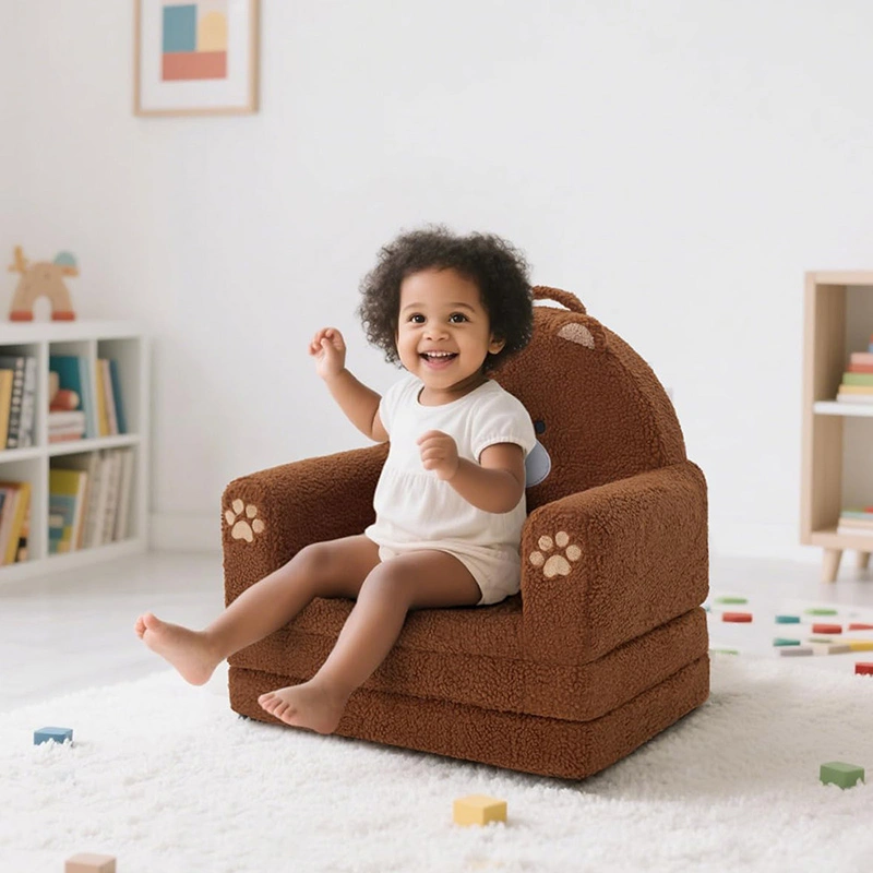 Custom Cartoon Toddler Foldable Sofa Bed