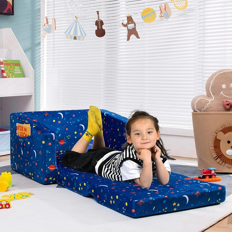 2 in 1 Children Folding Foam Sofa Bed
