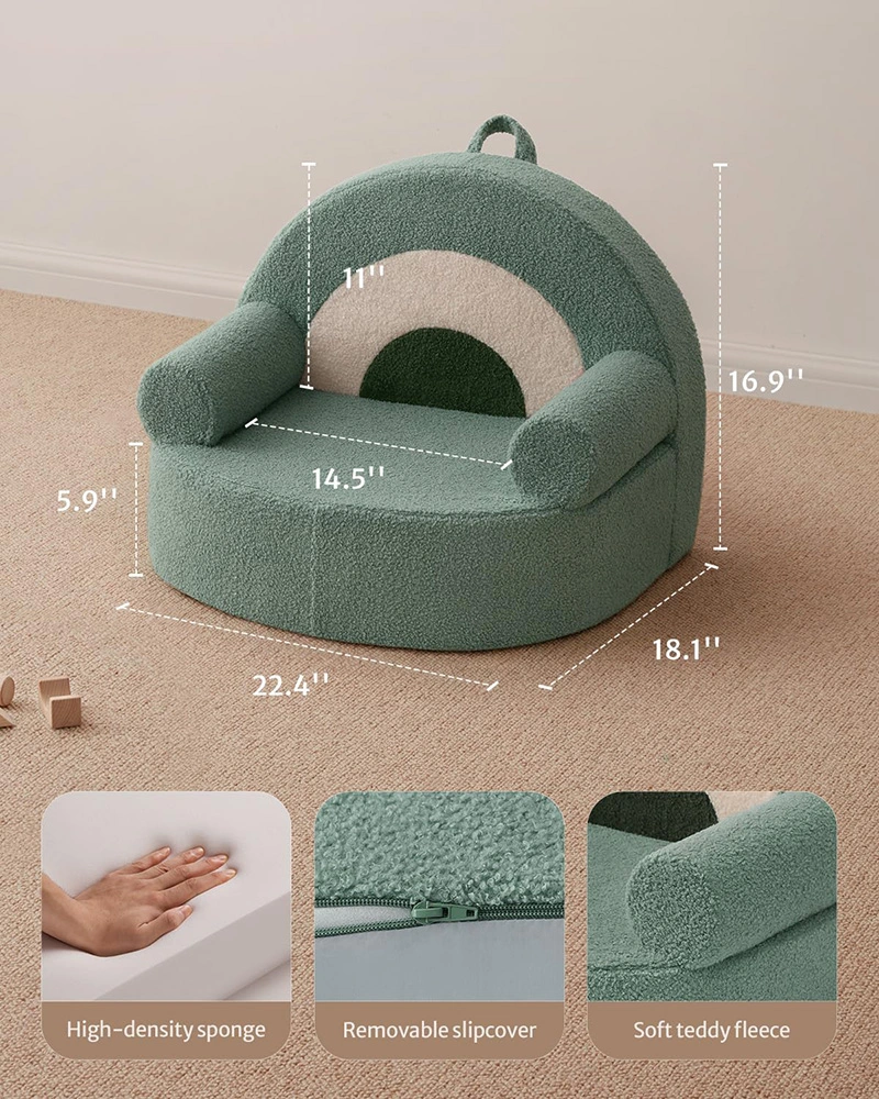 Rainbow Shaped Kids Sofa Couch For Girls Gift