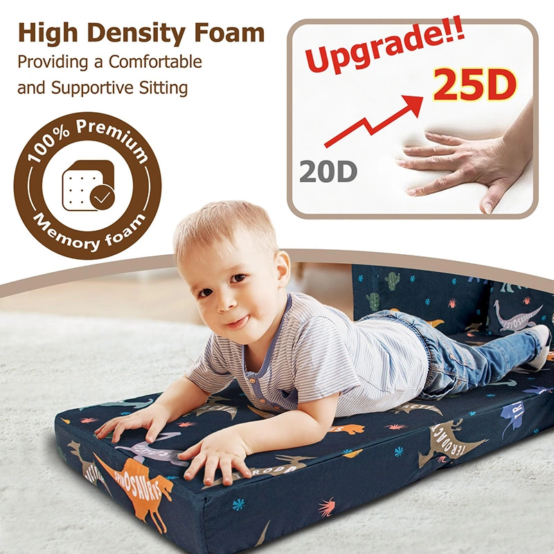 Custom Foldable Foam Kids Sofa Chair With Compression Packed