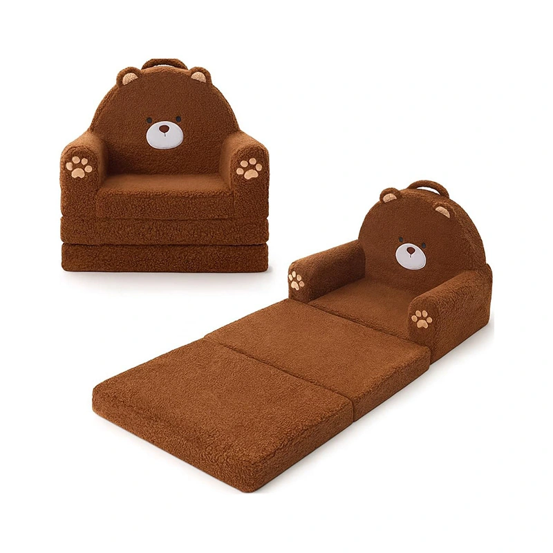 Custom Cartoon Toddler Foldable Sofa Bed