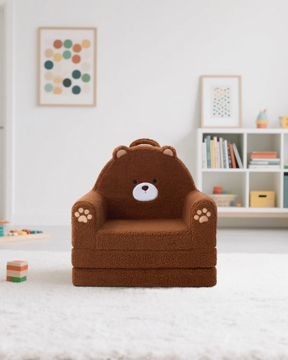 Custom Cartoon Toddler Foldable Sofa Bed