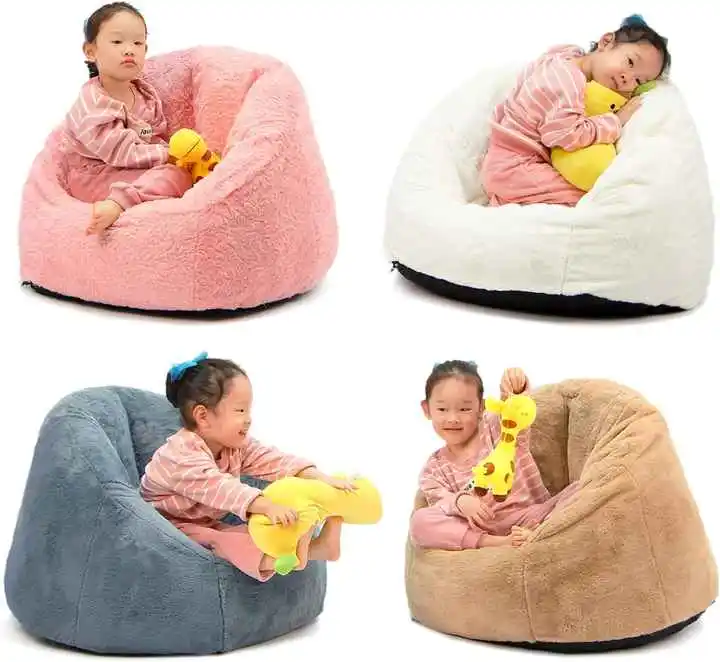 Kindergarten Kids Bean Bag Chair - Children Mini Foam Sofa