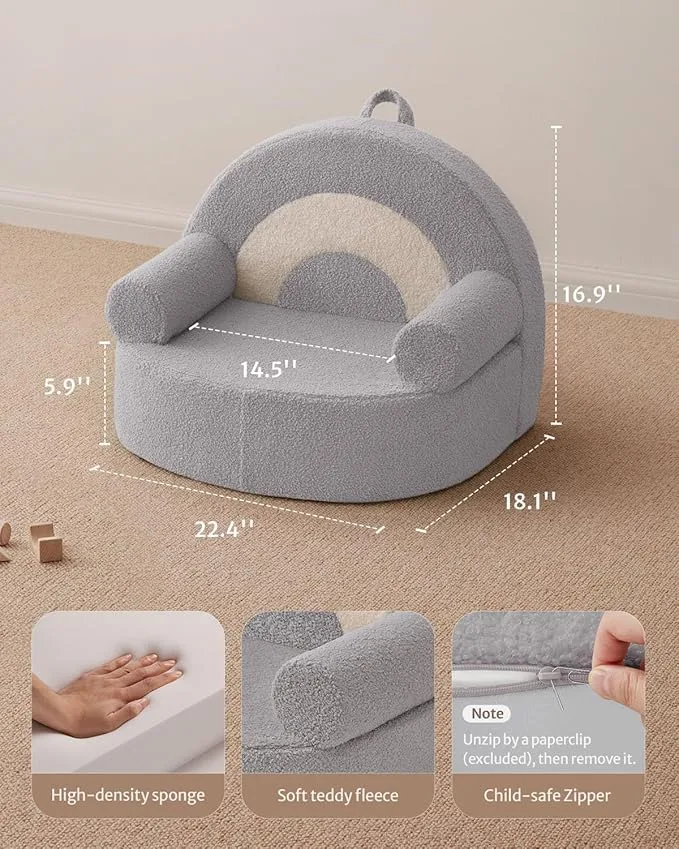 Rainbow Shaped Kids Sofa Couch For Girls Gift