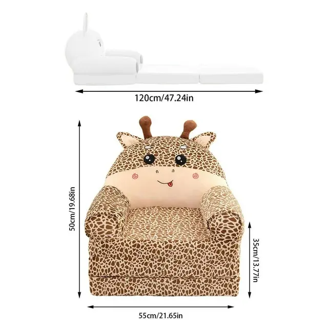Cartoon Kids Sofa  - Compressed Baby Couch