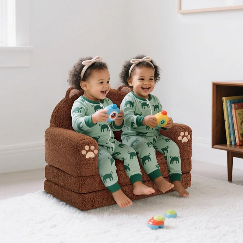 Custom Cartoon Toddler Foldable Sofa Bed