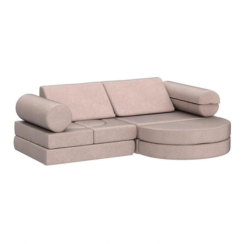 14PCS Luxury Kids Floor Sofa - Playhouse Play Set for Toddlers Babies