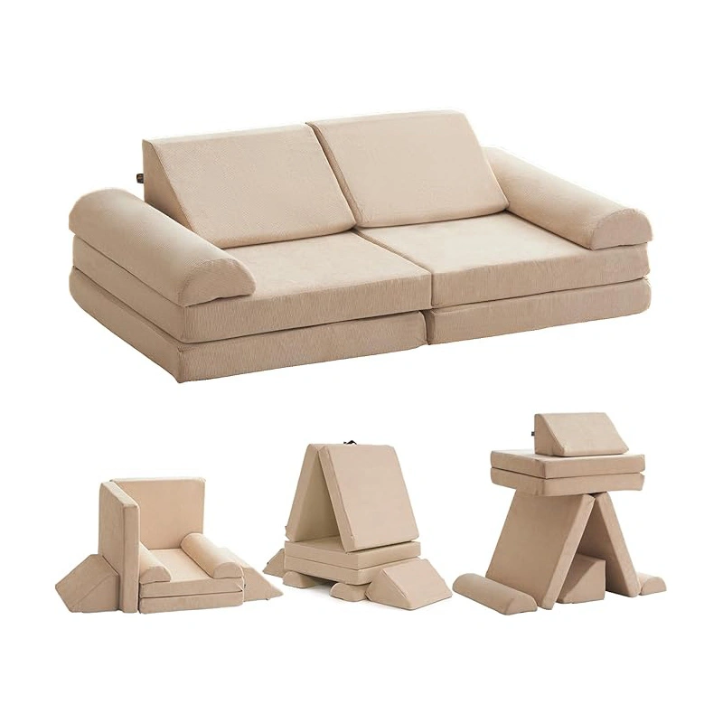 8pcs Toddler Play Room Sofa and Fort Building Blocks