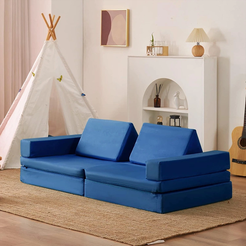 8PCS Kids Modular Floor Sofa Toddlers Playhouse Play Set
