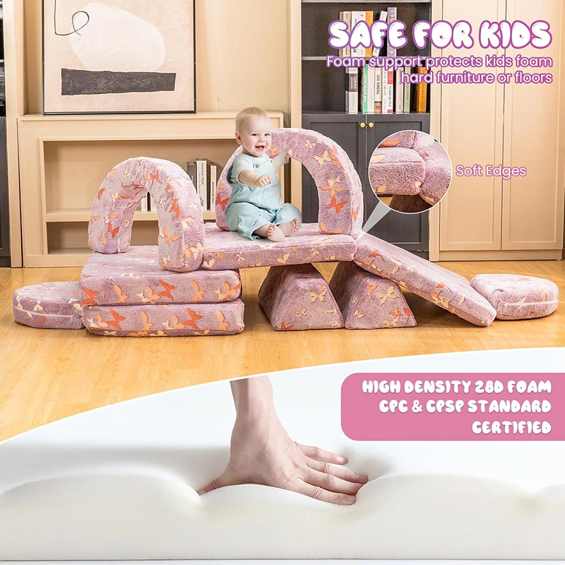 10Pcs Glow Modular Kids Play Couch
