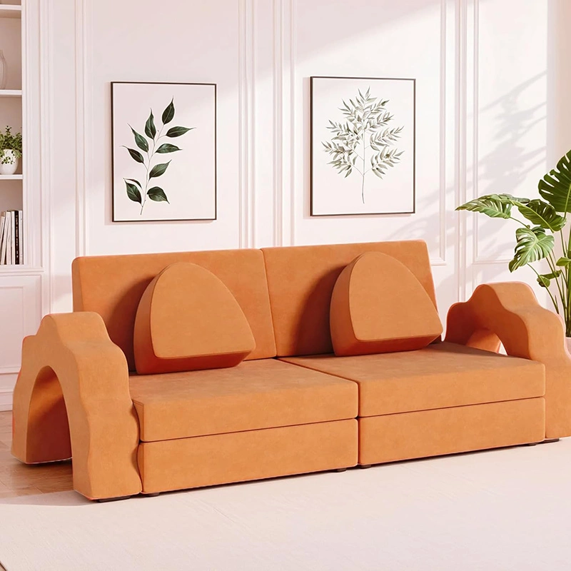 10pcs Kids Foam Modular Sectional Sofa and Climing Cubes