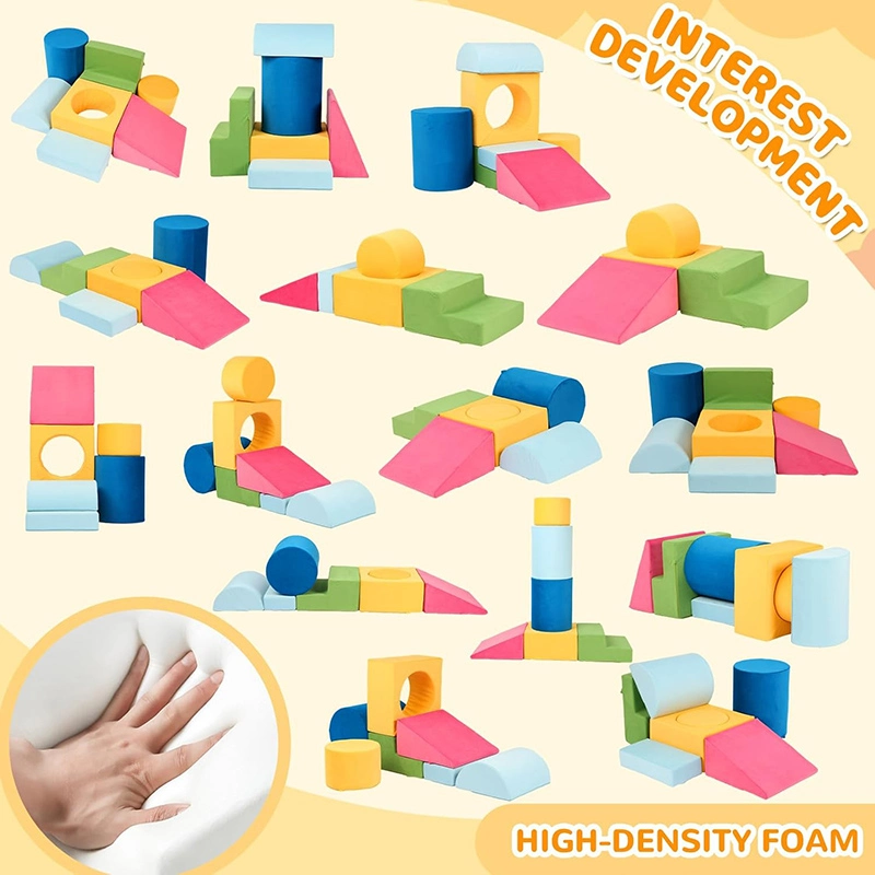 7pcs Colourful Foam Kids Climber Blocks