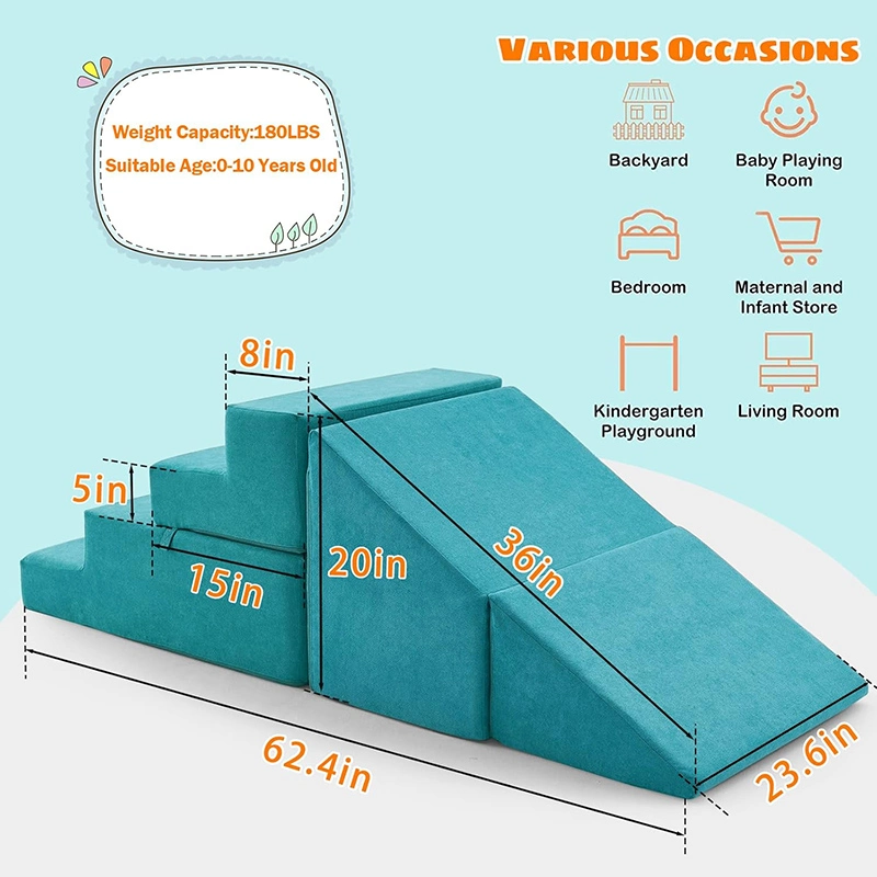 4 pcs 28D Safe High-density Foam Climb Conbinational Blocks