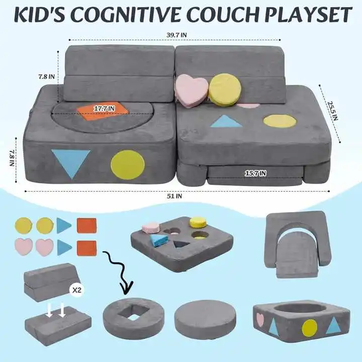Modular Kids Couch Playset – Inspire Imagination Combo Blocks