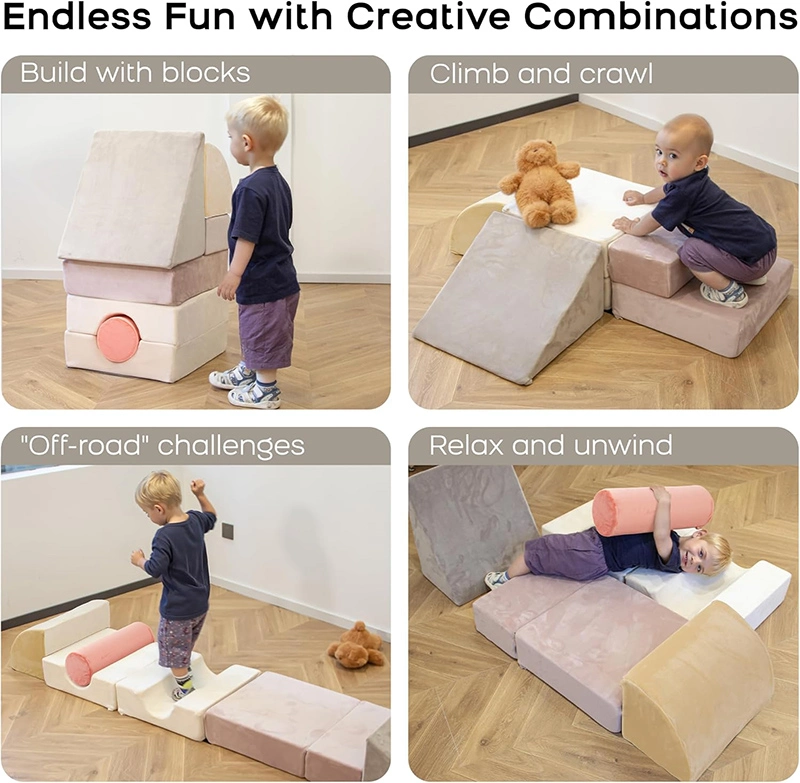 5pcs Children Soft Foam Modules Climbing Blocks