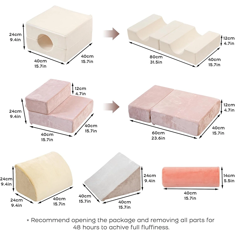 5pcs Children Soft Foam Modules Climbing Blocks
