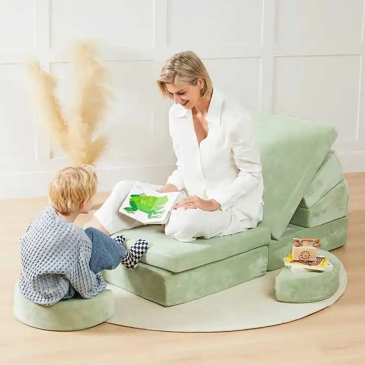 Combinated Foam Sofa and DIY Blocks