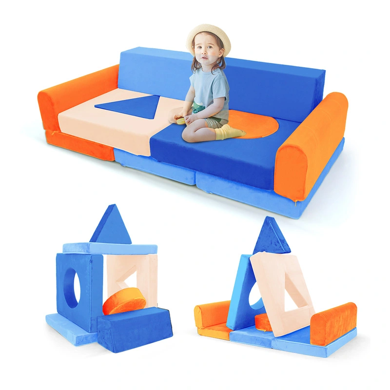11pcs Creative Toddler Play Couch and Playroom Toys Cubes